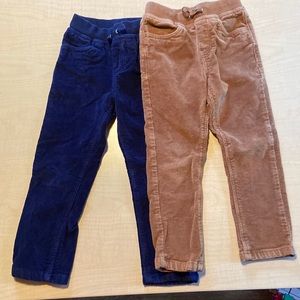 Bundle of Hanna Andersson boys size 5 Corduroy Pants